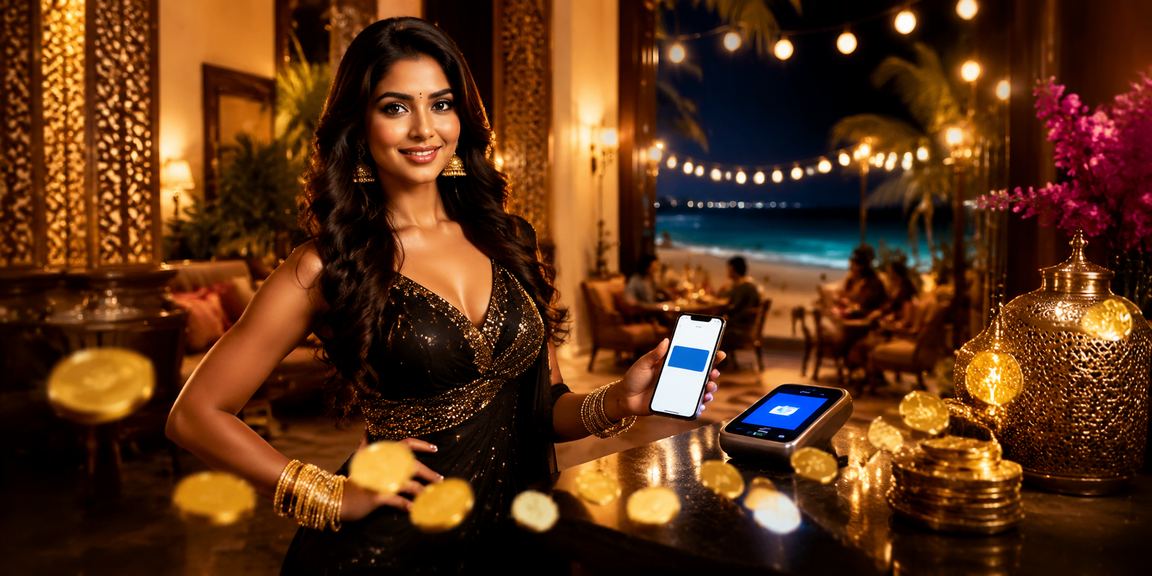 Relaxed-Andar Bahar card game by the Indian beach