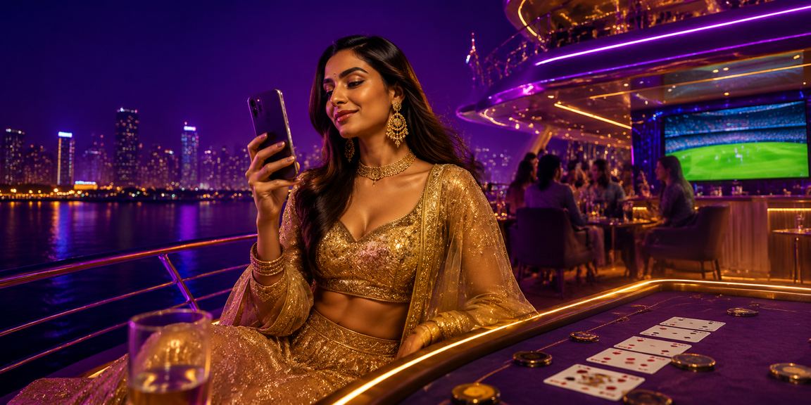 Mumbai Bandra IPL cricket betting scene with traditional attire